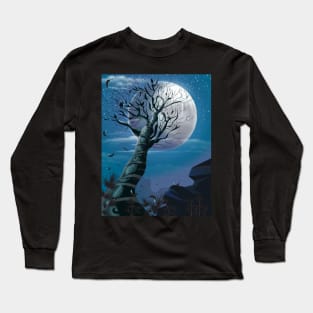 Tree under the Moonlight Long Sleeve T-Shirt